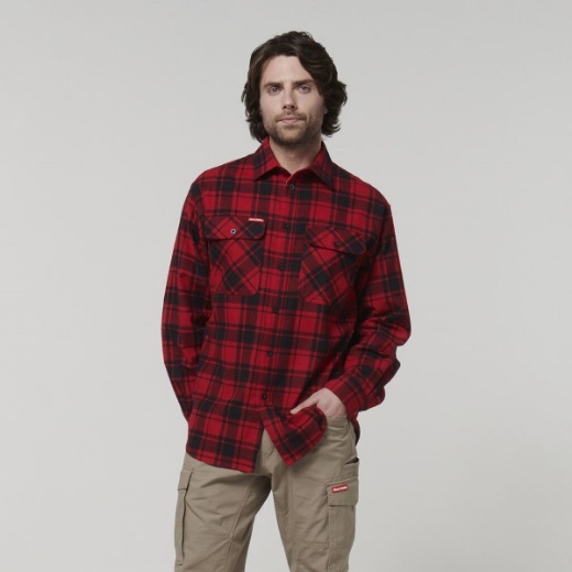 Picture of Hard Yakka Check Flannel Shirt- Long Sleeve